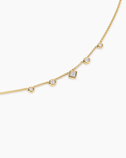 David Yurman Petite Modern Renaissance Station Chain Necklace David Yurman Women’s