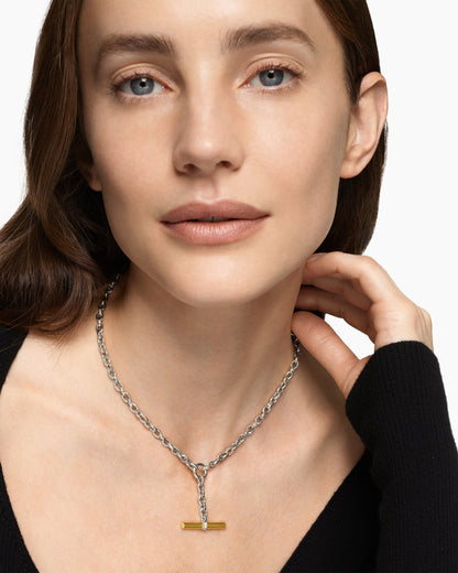 David Yurman DY Mercer Petite Toggle Chain Necklace David Yurman Women’s