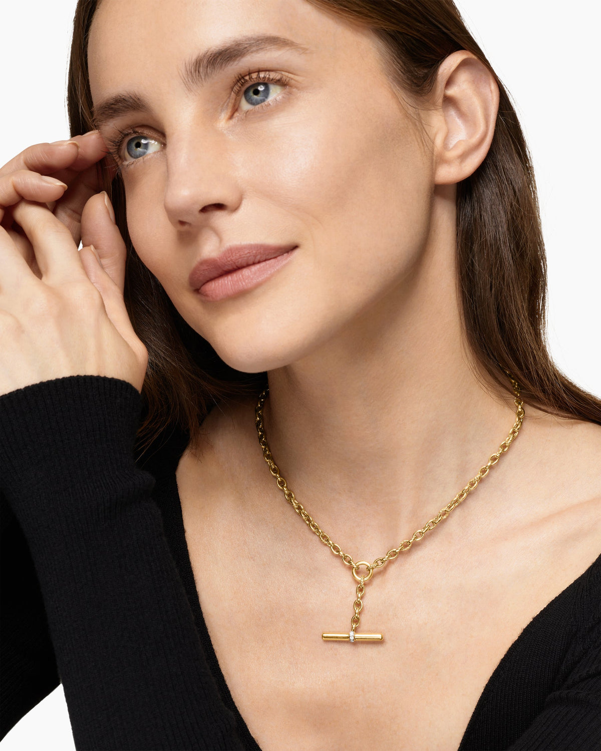 David Yurman DY Mercer Petite Toggle Chain Necklace David Yurman Women’s