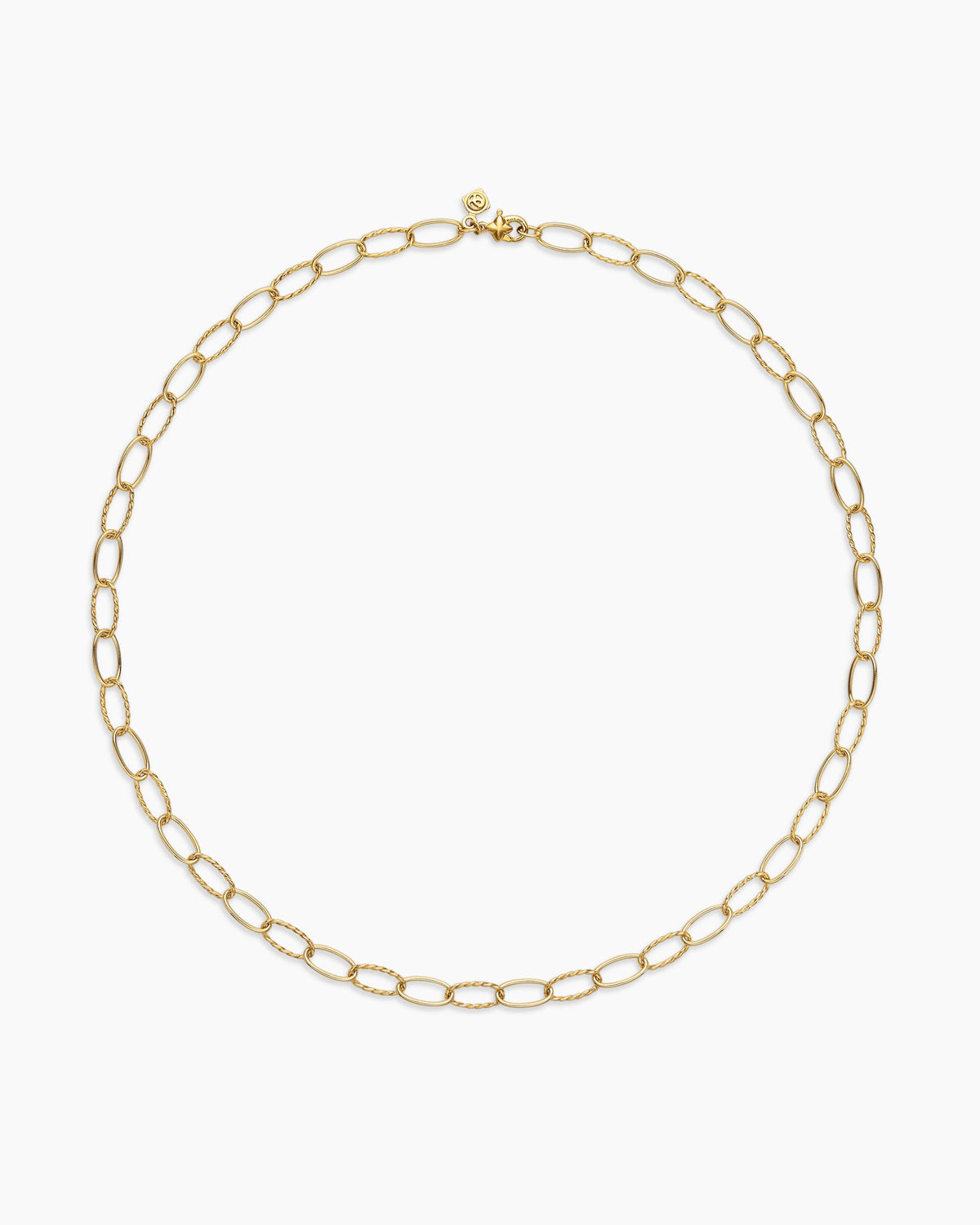 David Yurman Elongated Oval Link Necklace David Yurman Women’s