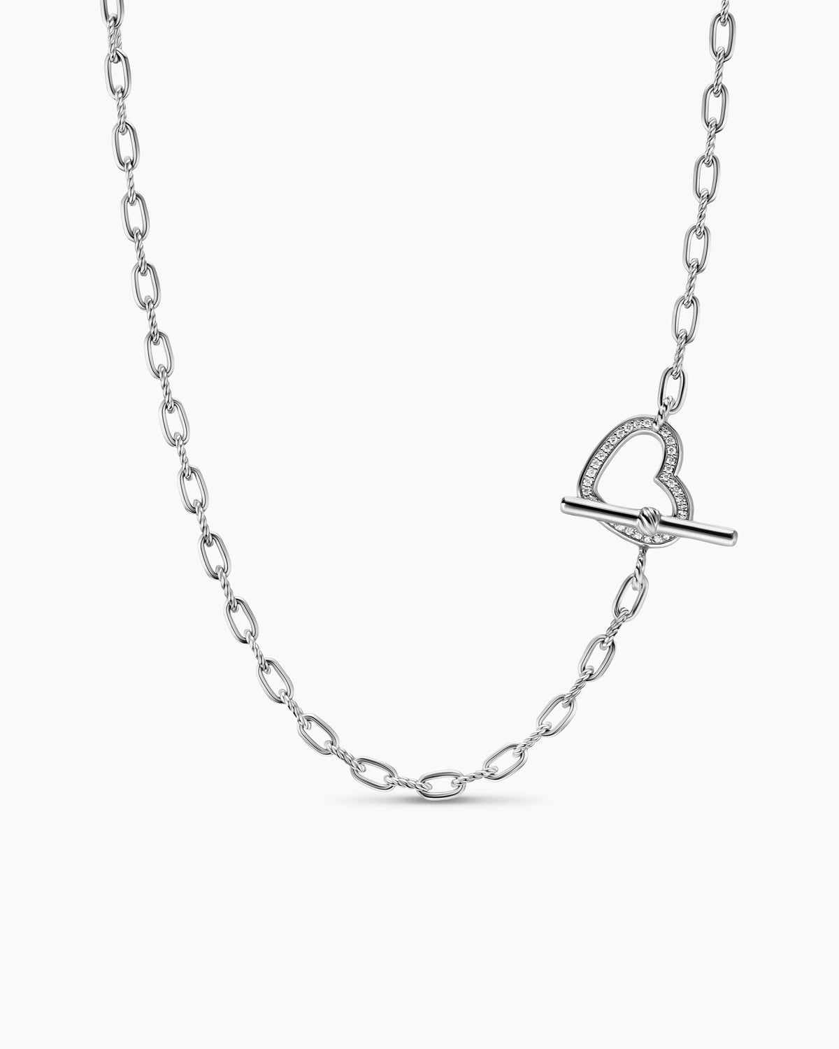 David Yurman DY Madison Heart Toggle Chain Necklace David Yurman Women’s
