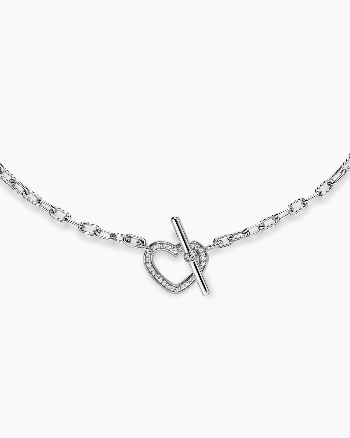 David Yurman DY Madison Heart Toggle Chain Necklace David Yurman Women’s