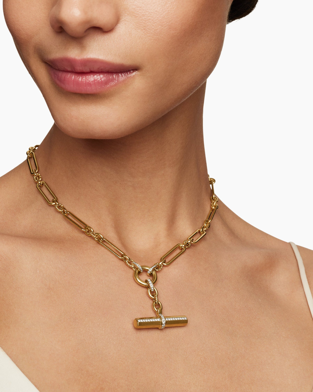 David Yurman Lexington E/W Chain Necklace David Yurman Women’s