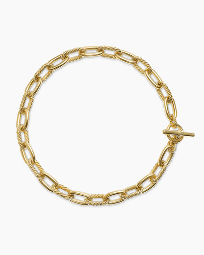 David Yurman DY Madison Toggle Necklace in 18K Yellow Gold, 13.5mm David Yurman Women’s