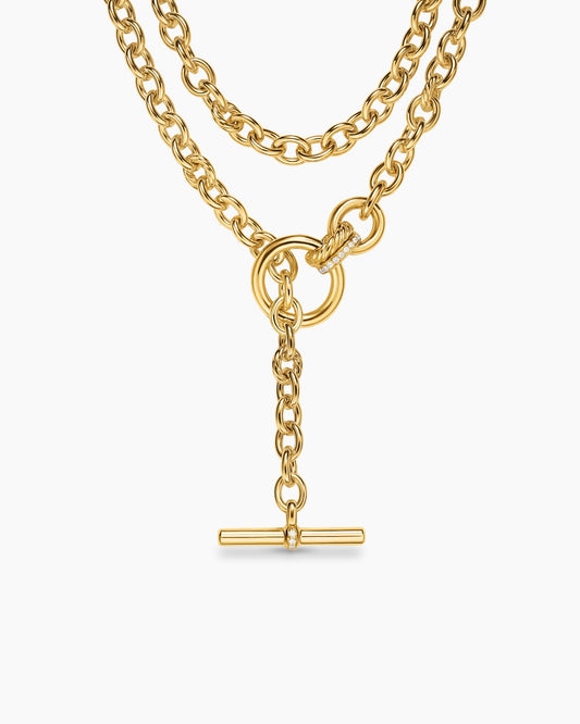 David Yurman DY Mercer Double Row Toggle Chain Necklace David Yurman Women’s
