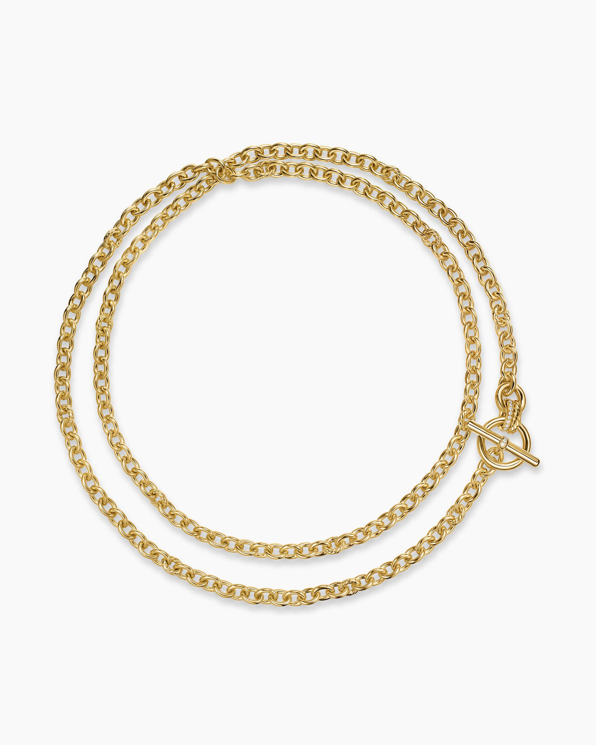 David Yurman DY Mercer Double Row Toggle Chain Necklace David Yurman Women’s