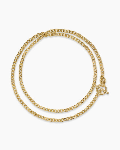 David Yurman DY Mercer Double Row Toggle Chain Necklace David Yurman Women’s