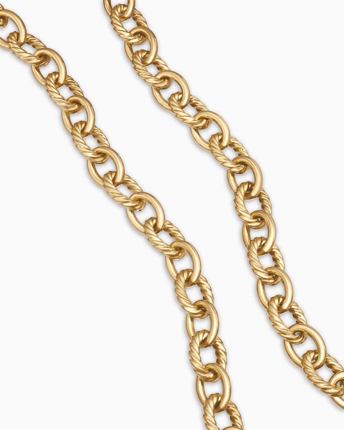 David Yurman Oval Link Chain Necklace in 18K Yellow Gold, 16mm David Yurman Women’s