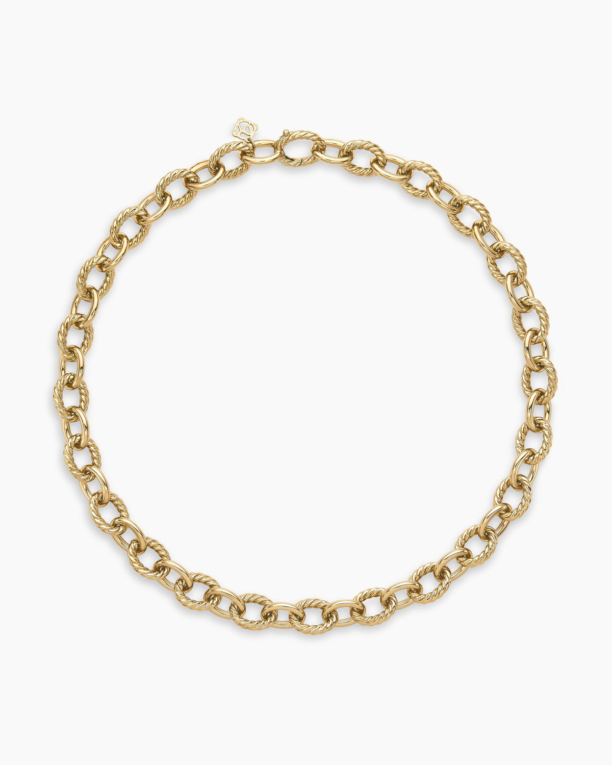 David Yurman Oval Link Chain Necklace in 18K Yellow Gold, 16mm David Yurman Women’s