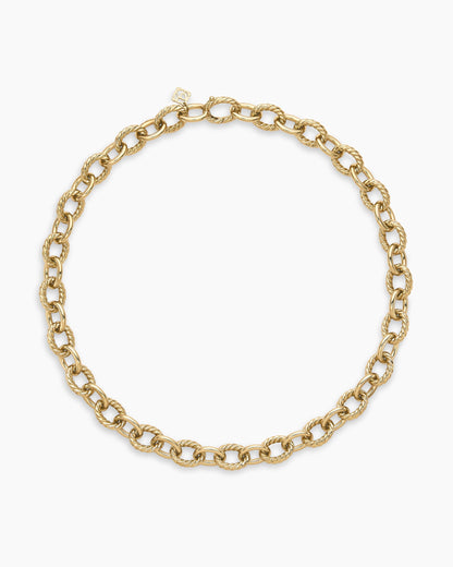 David Yurman Oval Link Chain Necklace in 18K Yellow Gold, 16mm David Yurman Women’s
