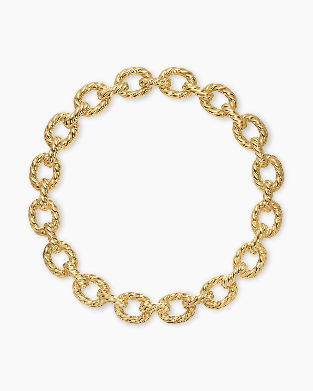 David Yurman Sculpted Cable Oval Link Necklace David Yurman Women’s