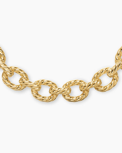 David Yurman Sculpted Cable Oval Link Necklace David Yurman Women’s