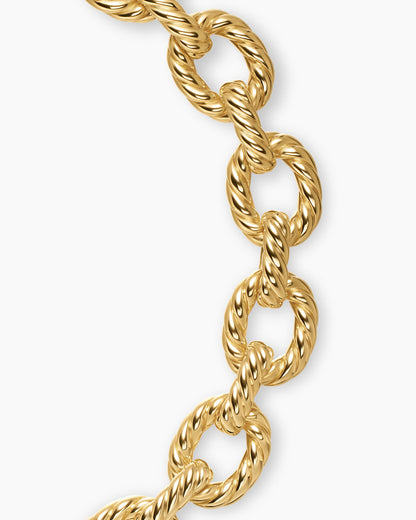 David Yurman Sculpted Cable Oval Link Necklace David Yurman Women’s