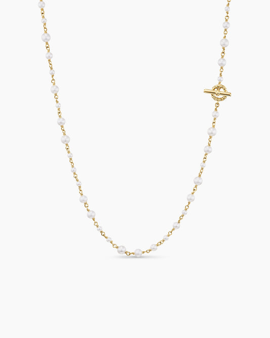 David Yurman Pearl Classics Toggle Chain Necklace David Yurman Women’s
