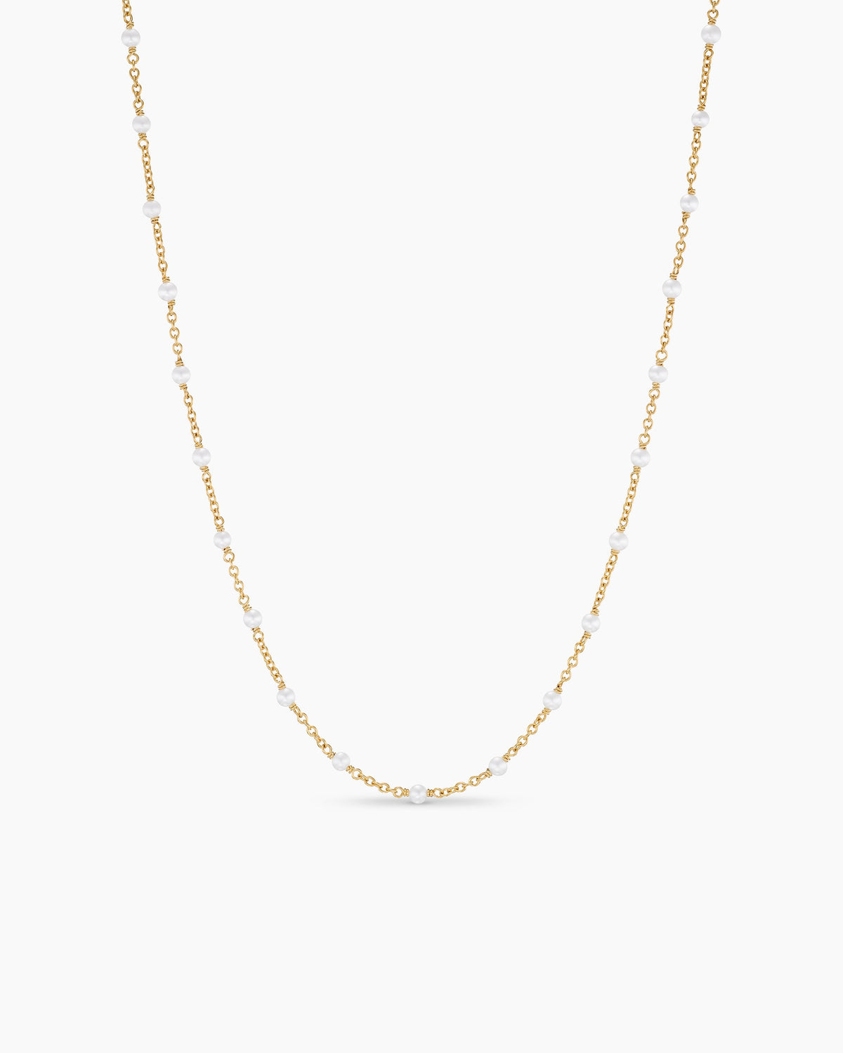 David Yurman Pearl Classics Station Necklace David Yurman Women’s