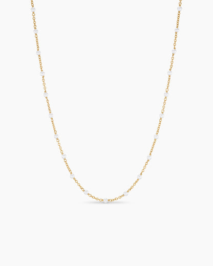 David Yurman Pearl Classics Station Necklace David Yurman Women’s