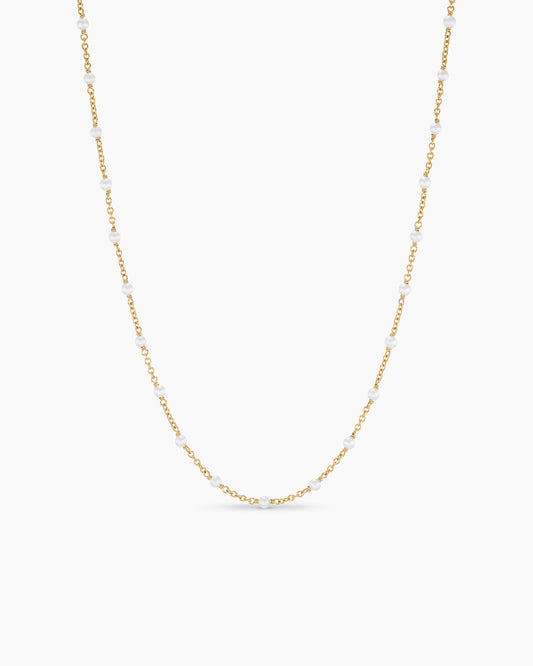 David Yurman Pearl Classics Station Necklace David Yurman Women’s