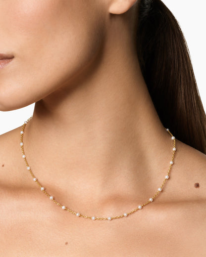 David Yurman Pearl Classics Station Necklace David Yurman Women’s
