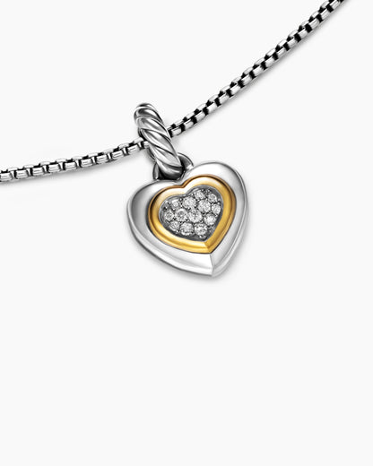 David Yurman Petite Cable Heart Pendant Necklace David Yurman Women’s