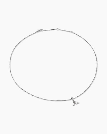 David Yurman Pavé Initial Pendant Necklace David Yurman Women’s