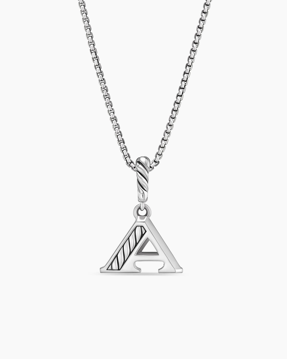 David Yurman Pavé Initial Pendant Necklace David Yurman Women’s