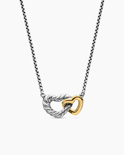 David Yurman Cable Collectibles Interlocking Heart Necklace David Yurman Women’s
