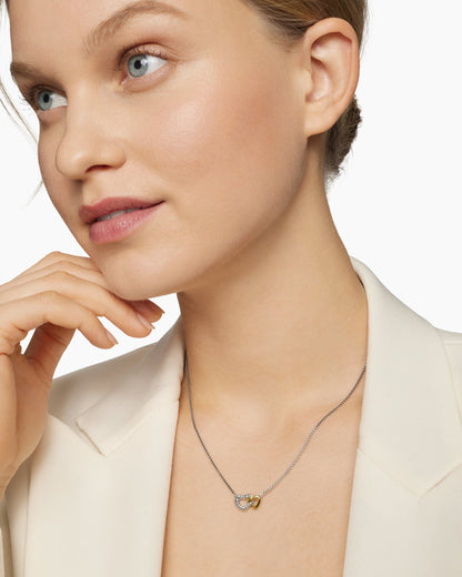 David Yurman Cable Collectibles Interlocking Heart Necklace David Yurman Women’s