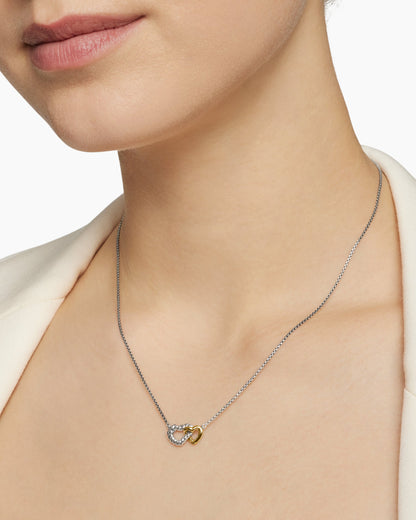 David Yurman Cable Collectibles Interlocking Heart Necklace David Yurman Women’s