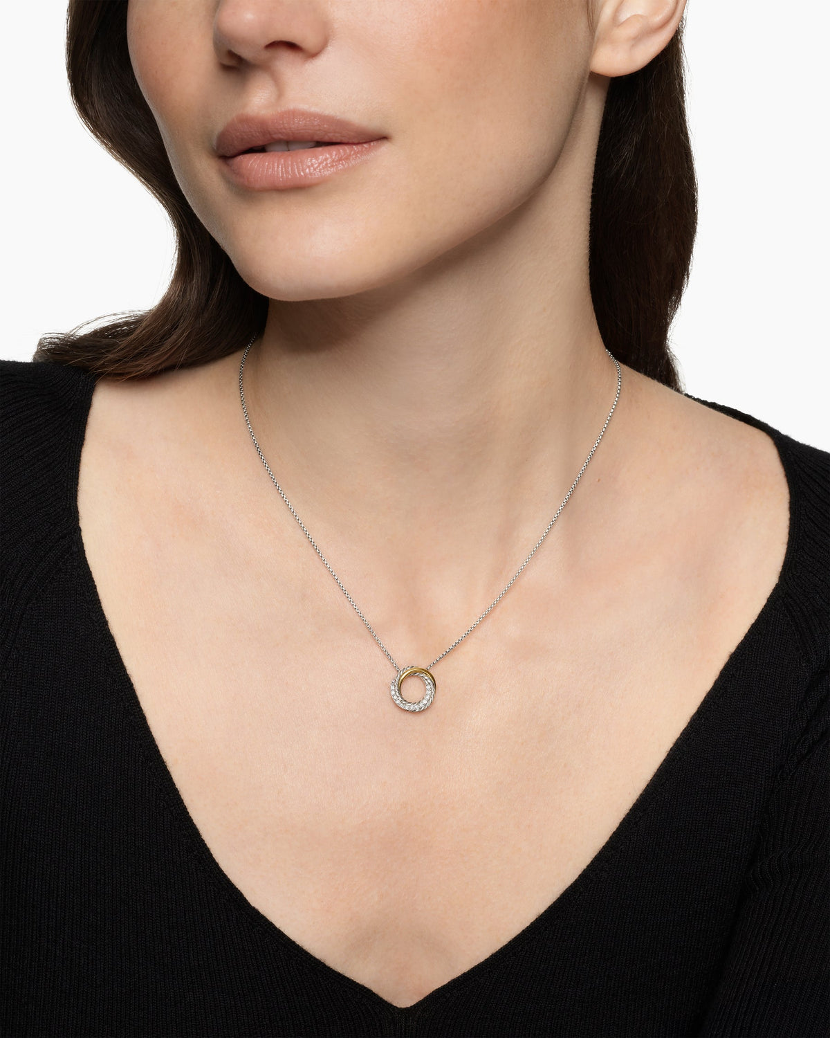 David Yurman Crossover Pendant Necklace David Yurman Women’s