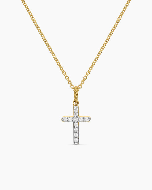 David Yurman Cable Collectibles Cross Necklace David Yurman Women’s