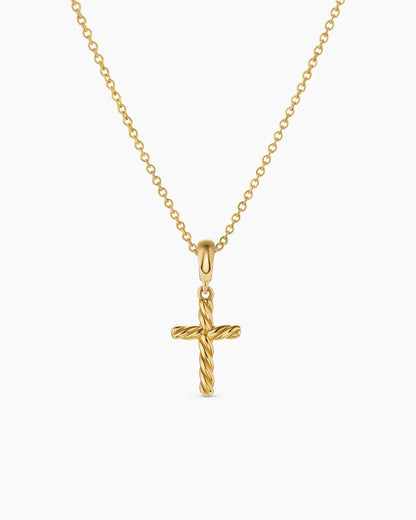 David Yurman Cable Cross Pendant Necklace David Yurman Women’s