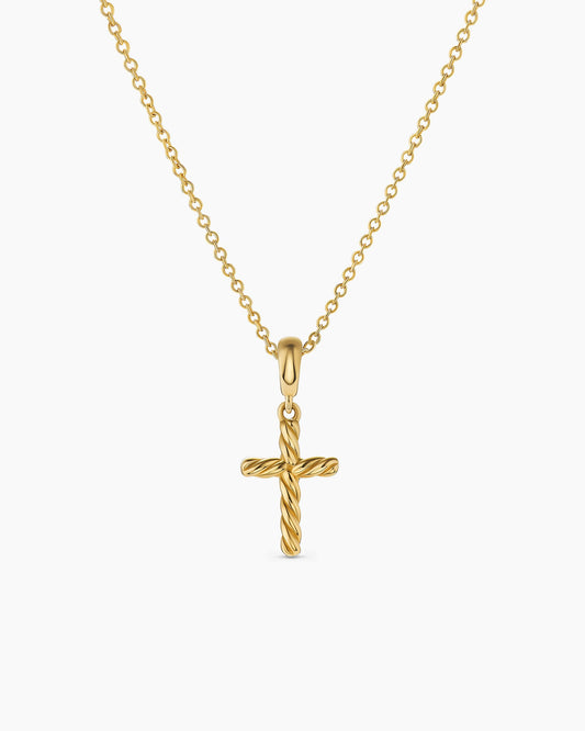 David Yurman Cable Cross Pendant Necklace David Yurman Women’s