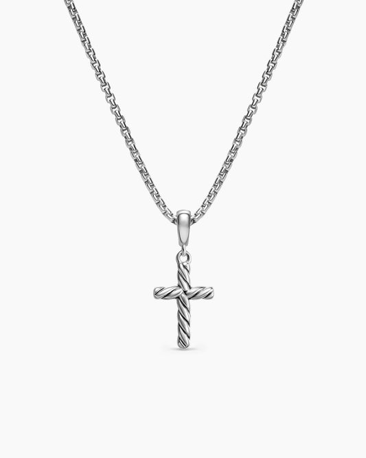 David Yurman Cable Cross Pendant Necklace David Yurman Women’s