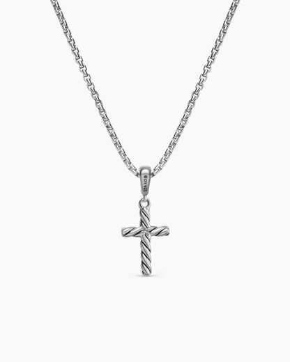David Yurman Cable Cross Pendant Necklace David Yurman Women’s