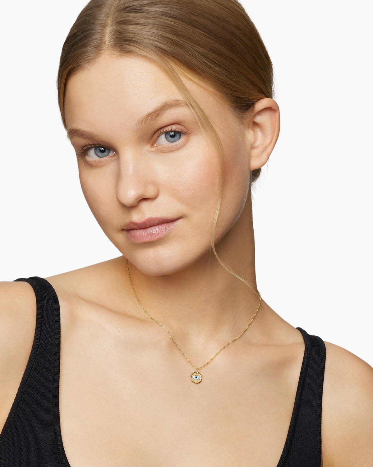 David Yurman Cable Collectibles Evil Eye Necklace David Yurman Women’s