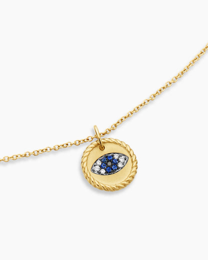 David Yurman Cable Collectibles Evil Eye Necklace David Yurman Women’s