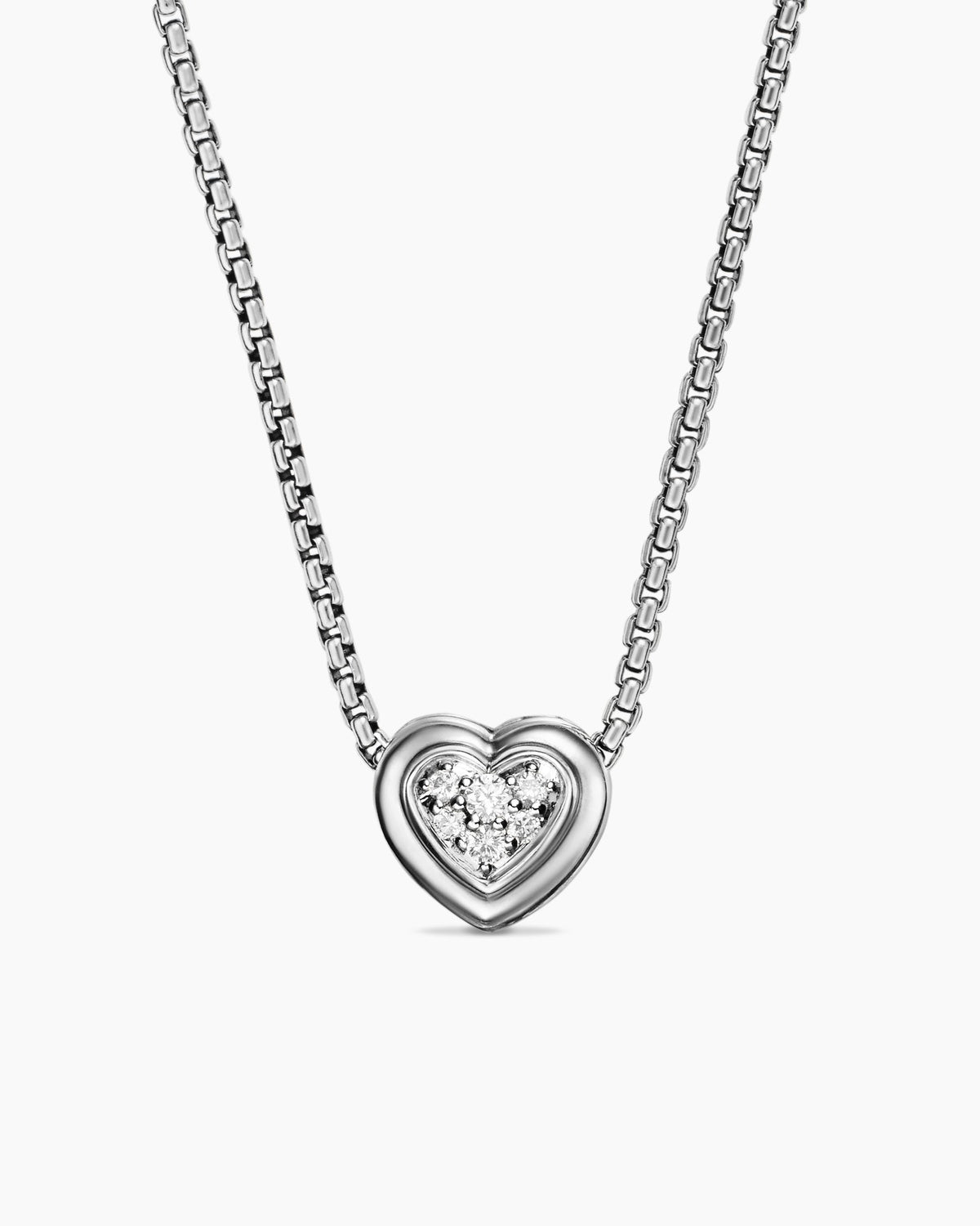 David Yurman Puffy Heart Pendant Necklace David Yurman Women’s