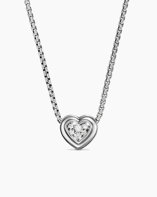 David Yurman Puffy Heart Pendant Necklace David Yurman Women’s