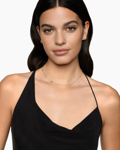 David Yurman Petite Modern Renaissance Pyramid Station Necklace David Yurman Women’s