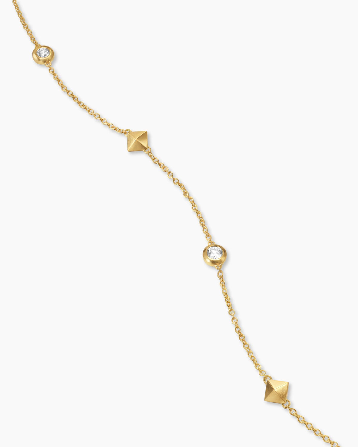 David Yurman Petite Modern Renaissance Pyramid Station Necklace David Yurman Women’s