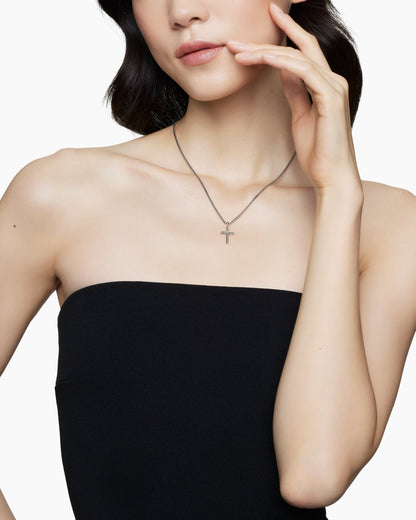David Yurman Classic Cable Cross Necklace David Yurman Women’s