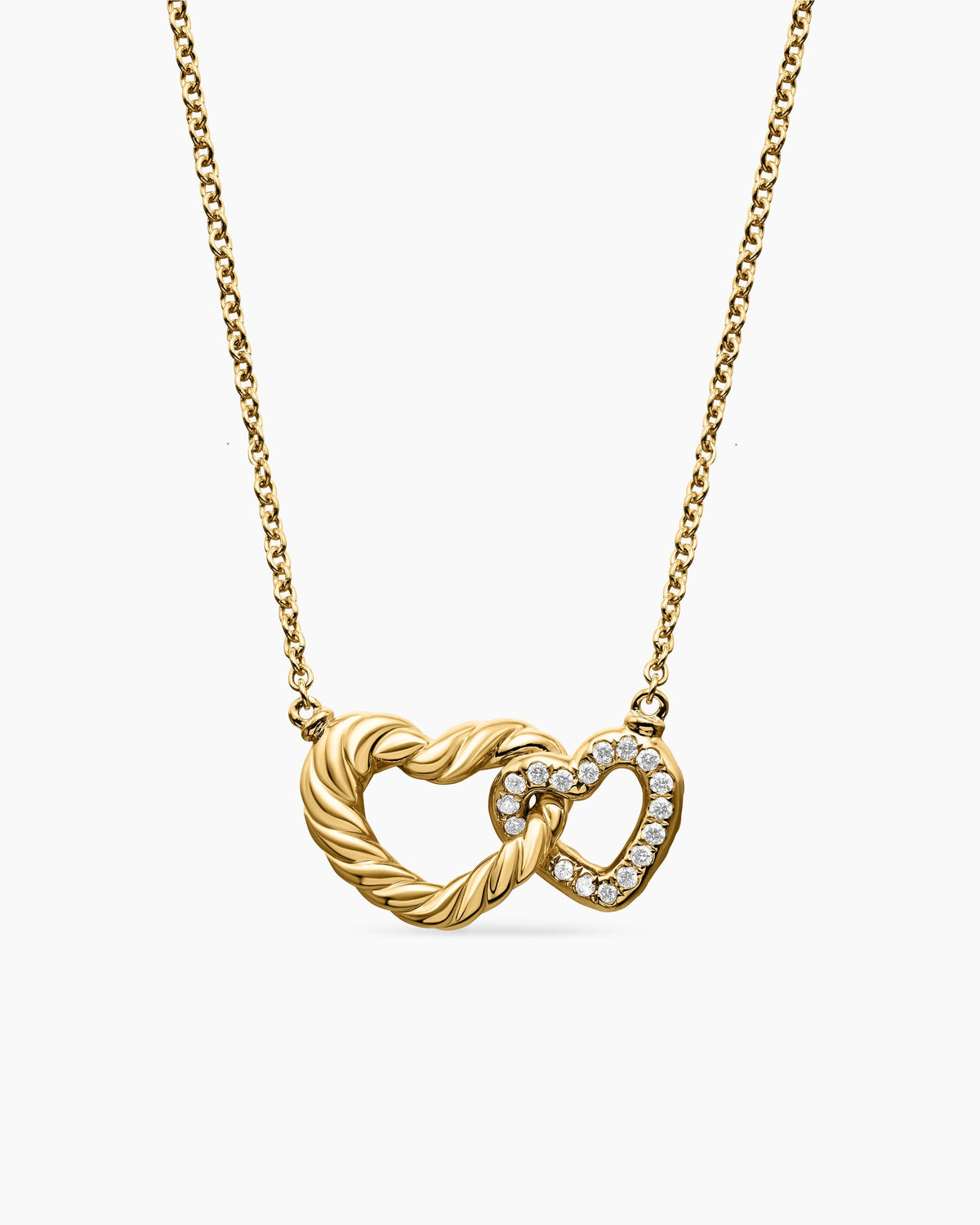 David Yurman Cable Collectibles Interlocking Heart Necklace David Yurman Women’s