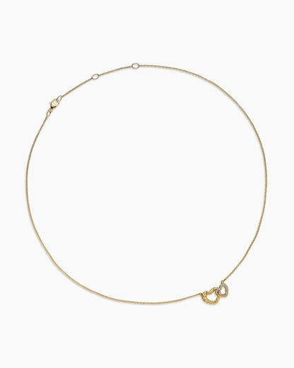 David Yurman Cable Collectibles Interlocking Heart Necklace David Yurman Women’s