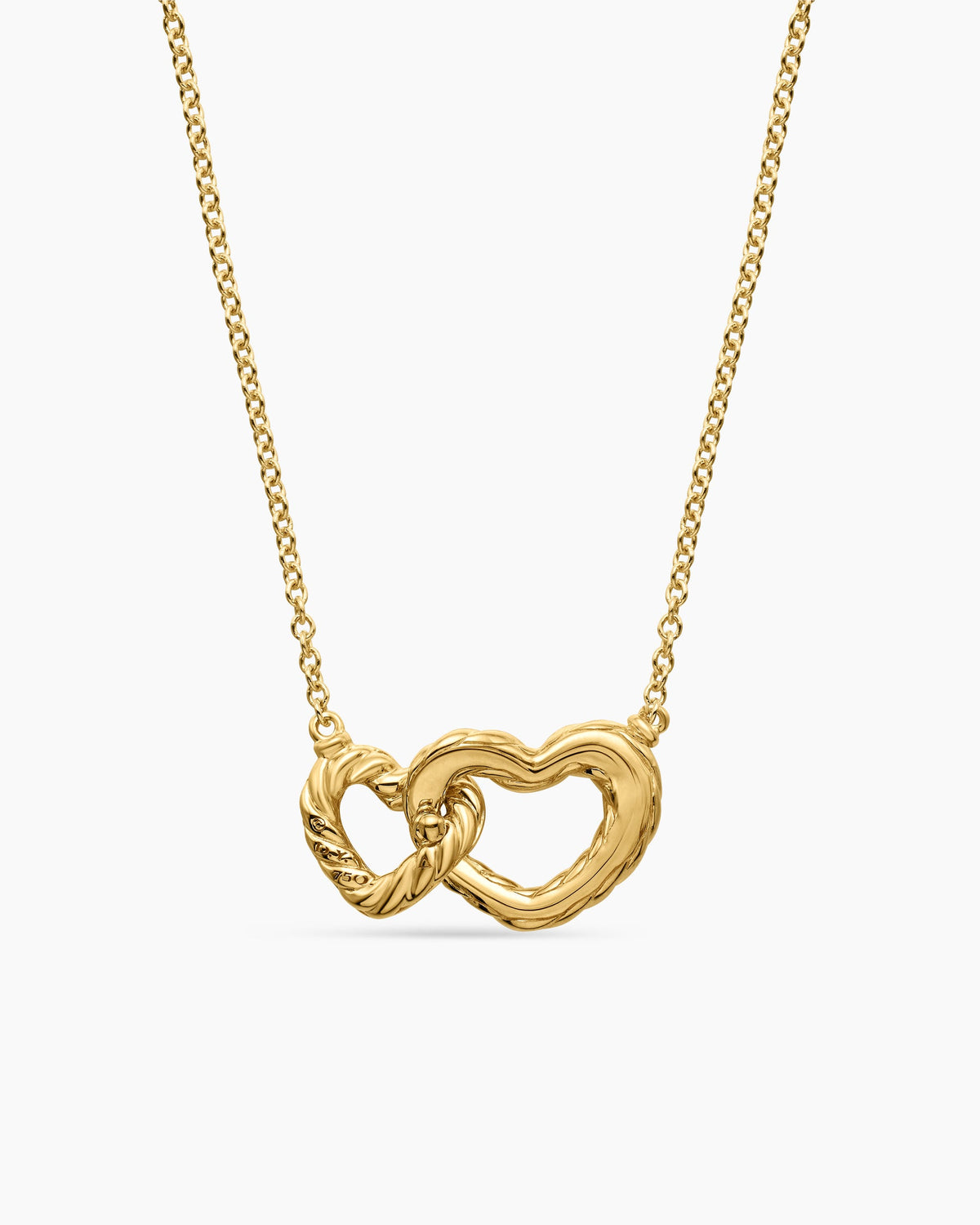David Yurman Cable Collectibles Interlocking Heart Necklace David Yurman Women’s