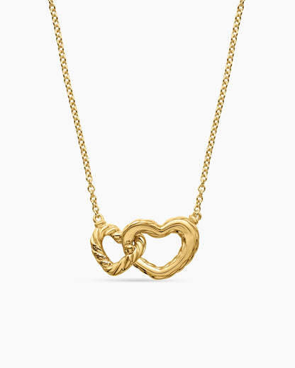 David Yurman Cable Collectibles Interlocking Heart Necklace David Yurman Women’s