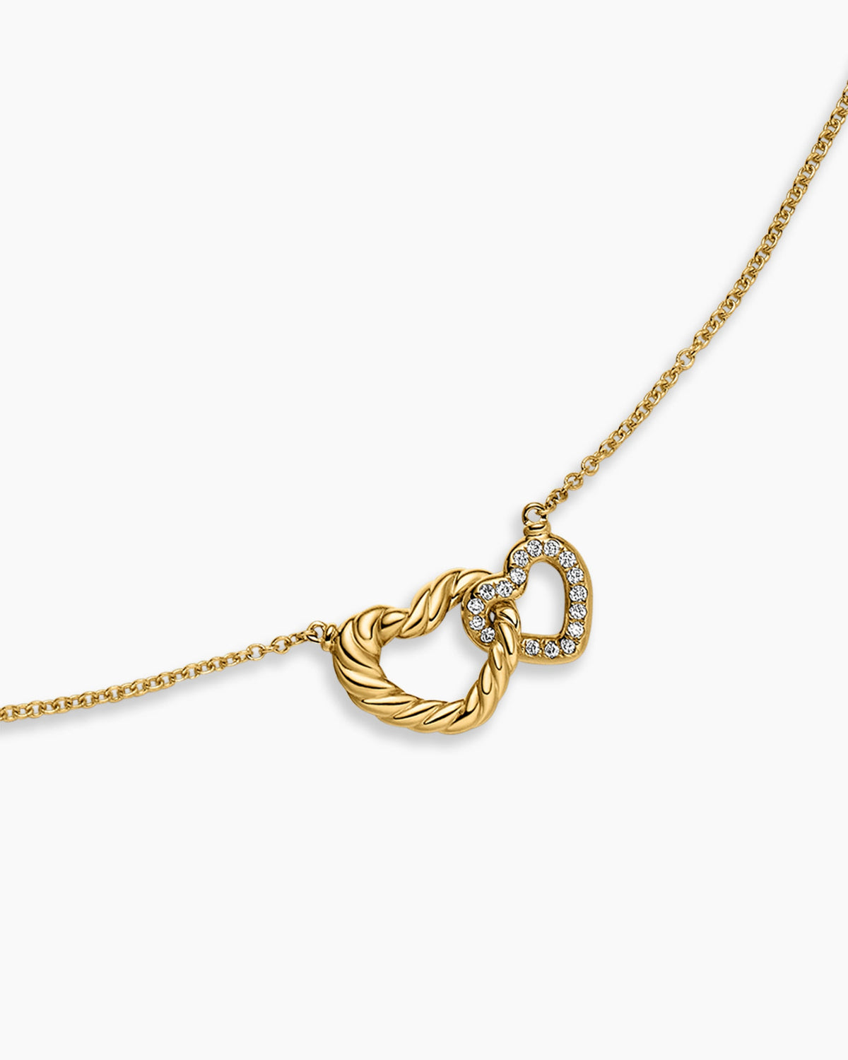 David Yurman Cable Collectibles Interlocking Heart Necklace David Yurman Women’s
