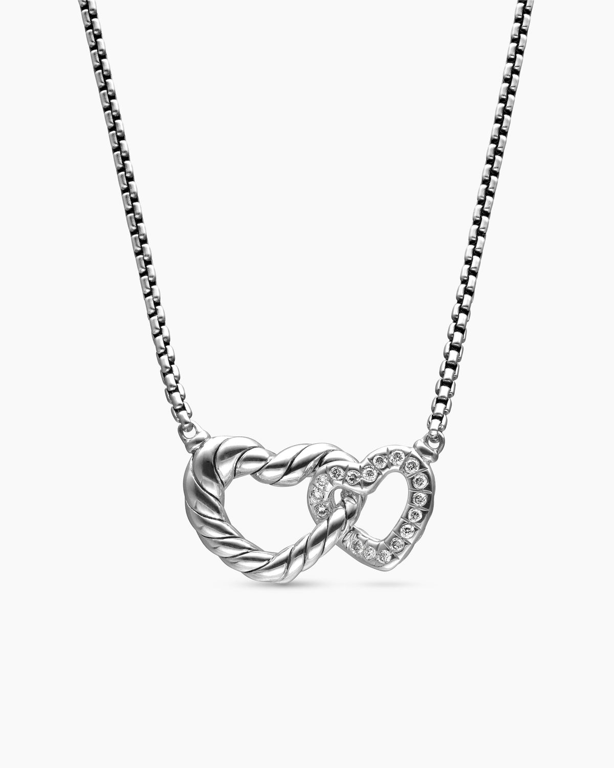 David Yurman Cable Collectibles Interlocking Heart Necklace David Yurman Women’s