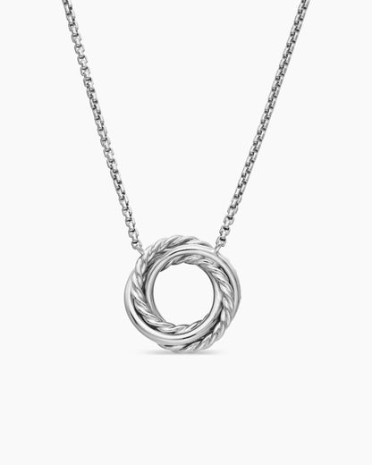 David Yurman Petite Pavé Crossover Pendant Necklace David Yurman Women’s