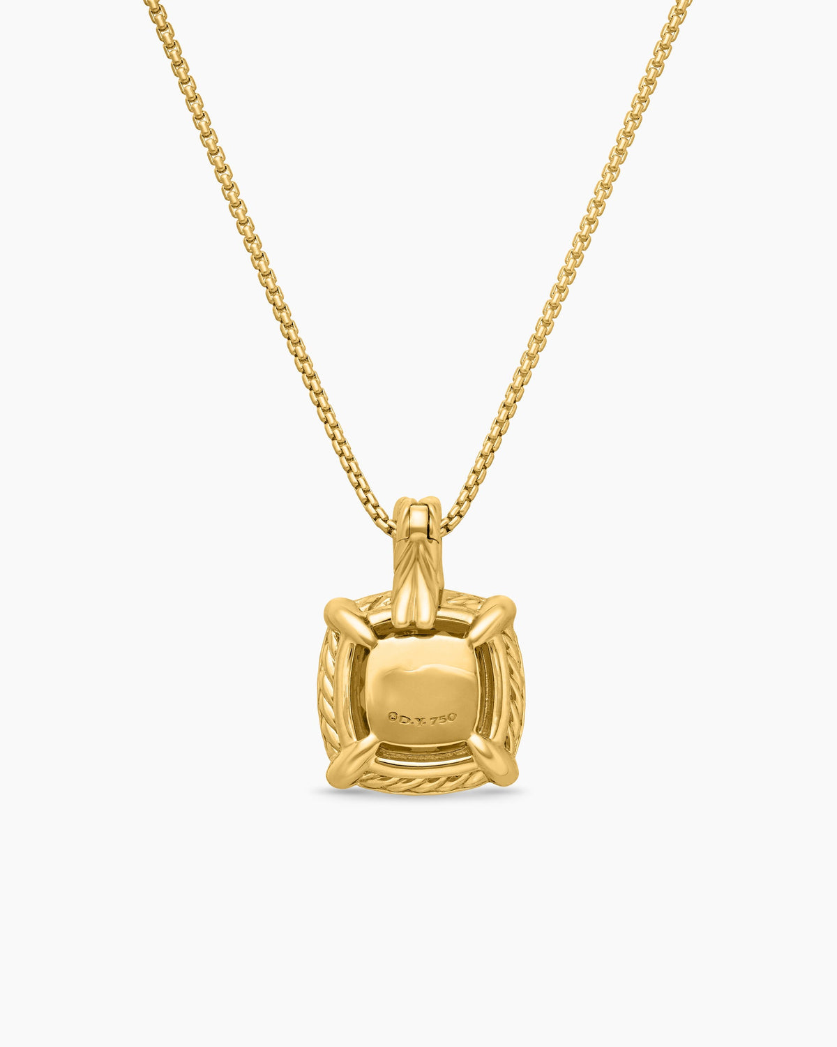 David Yurman Chatelaine Pavé Bezel Pendant Necklace David Yurman Women’s