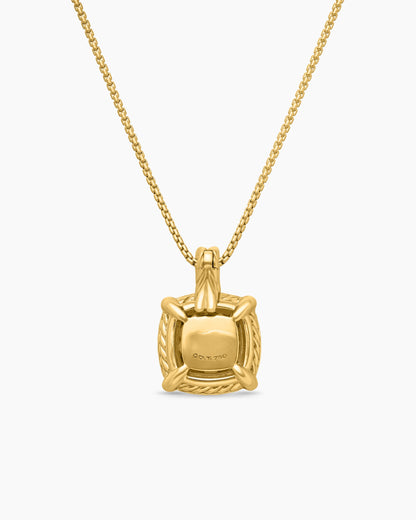David Yurman Chatelaine Pavé Bezel Pendant Necklace David Yurman Women’s